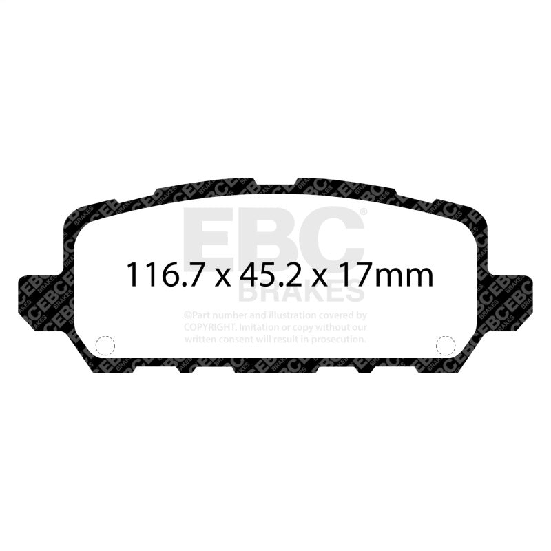 EBC 2016+ Honda CR-Z 1.5L Hybrid Ultimax2 Rear Brake Pads