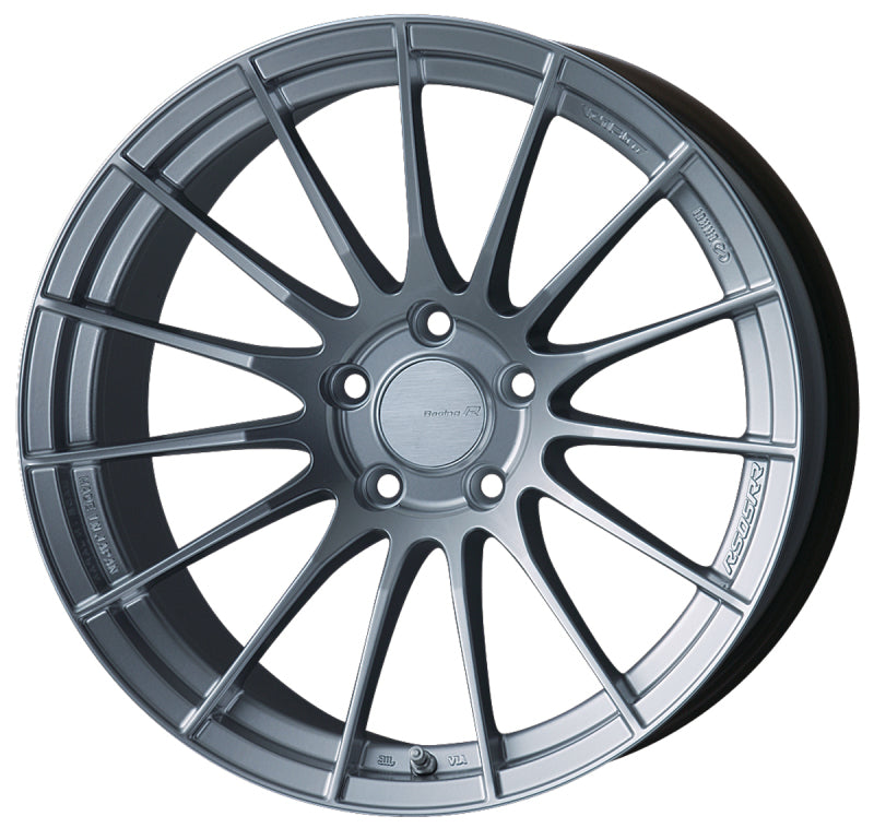 Enkei RS05-RR 18x9 40mm ET 5x114.3 75.0 Bore Sparkle Silver Wheel (S/O - No Cancel MIN ORDER QTY 40)