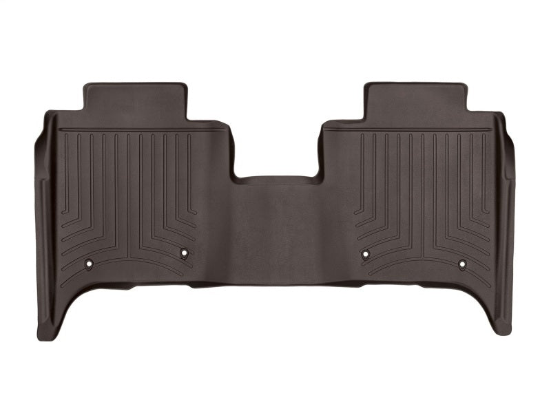 WeatherTech 18+ Land Rover Range Rover (LWB/No 2nd Row Console) Rear FloorLiner - Cocoa