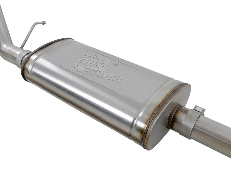 aFe Apollo GT Series 2019 GM Silverado/Sierra 1500 4.3L/5.3L 409 SS CatBack Exhaust System w/Blk Tip