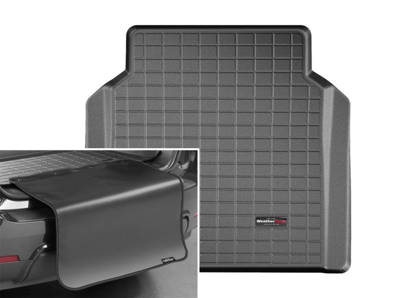 WeatherTech 2017+ Alfa Romeo Giulia Cargo Liner w/ Bumper Protector - Black