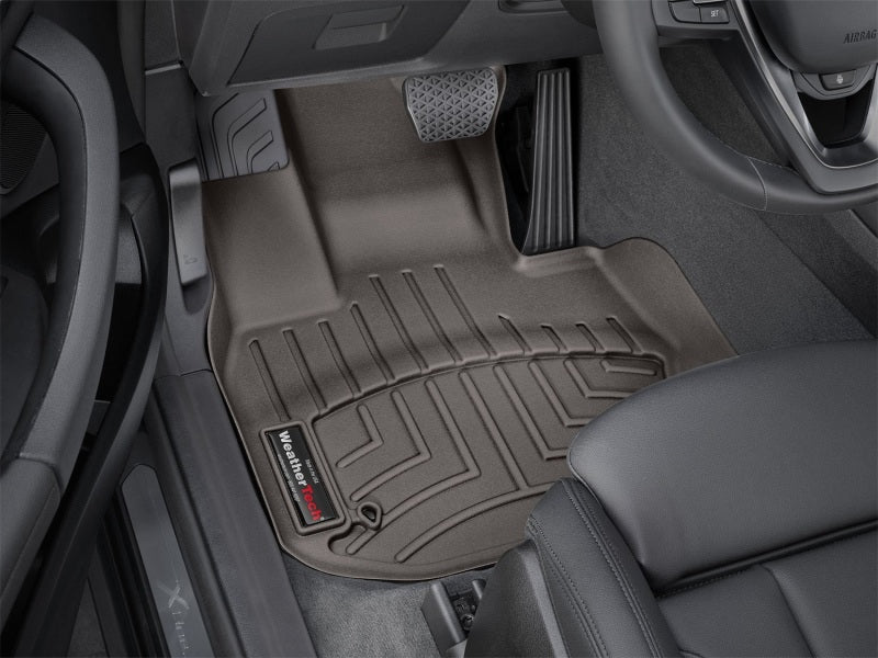 WeatherTech 2018+ BMW X3 Front FloorLiners - Cocoa