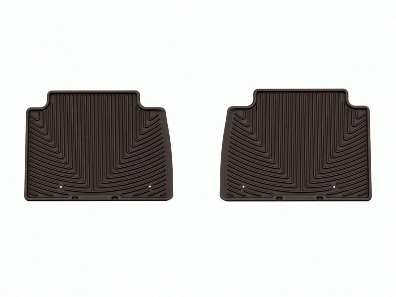 WeatherTech 11-13 Infiniti QX / 14-18 QX80 / 17-18 Nissan Armada Rear Rubber Mats - Cocoa