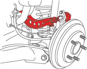 SPC Performance 06-15 Honda Civic/Acura CSX Rear Adjustable Control Arm