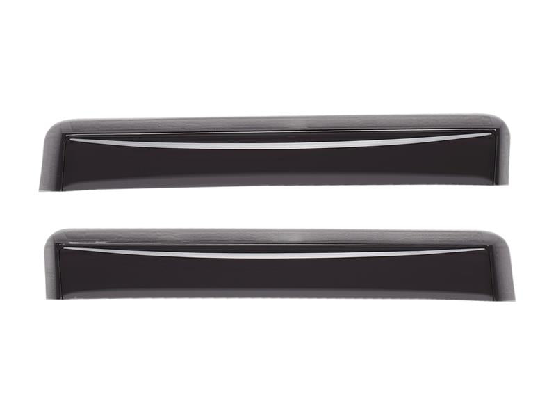 WeatherTech 09+ Dodge Ram 1500 Rear Side Window Deflectors - Dark Smoke