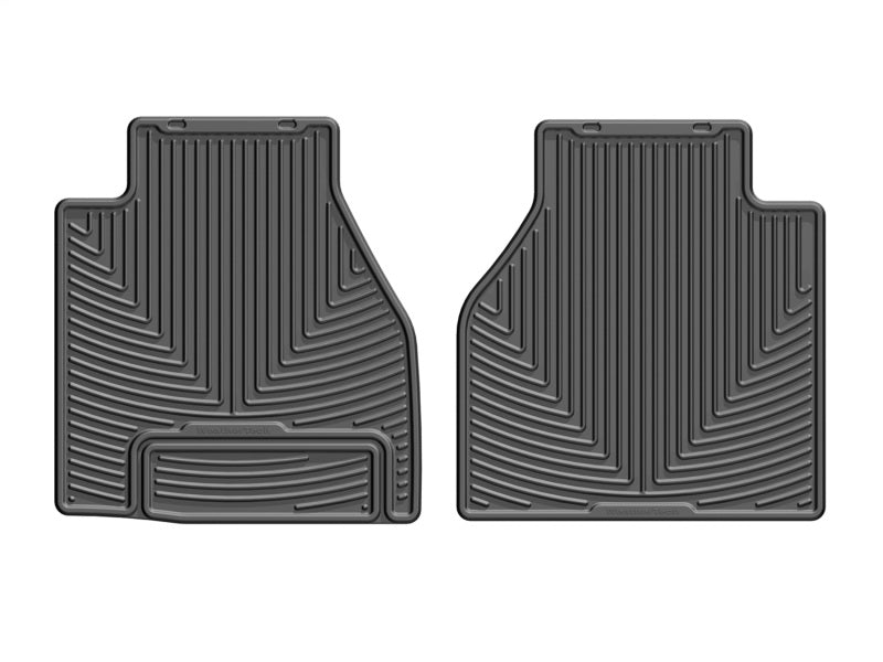 WeatherTech 08+ Nissan Frontier Rear Rubber Mats - Black