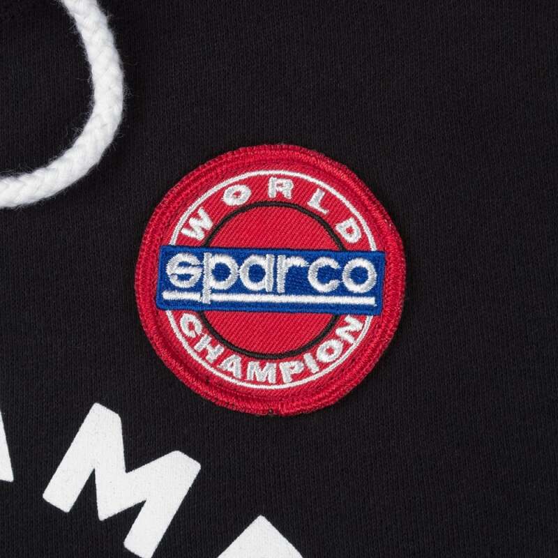 Sparco Sweatshirt Hooded 77 Black XLRG