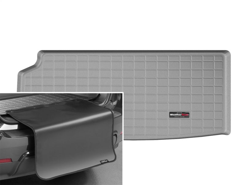 WeatherTech 16-24 Volvo XC90 Cargo Liners w/ Bumper Protector - Grey (Also Fits Plug-In Hybrid)