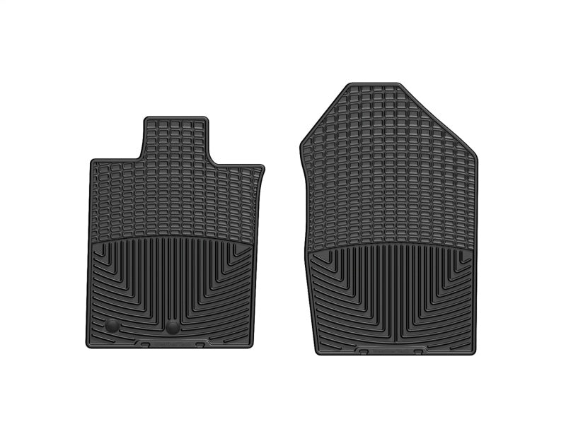 WeatherTech 10+ Lincoln MKZ Front Rubber Mats - Black
