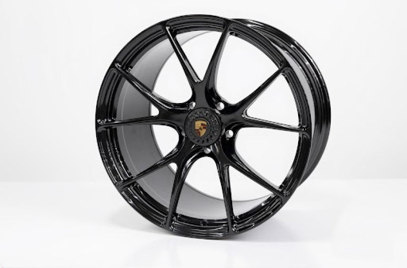 Vossen X Champion RS74 20X9 / ET44 / 5X130 / Gloss Black Wheel / 911 C2 991.2 Narrow Body - Front