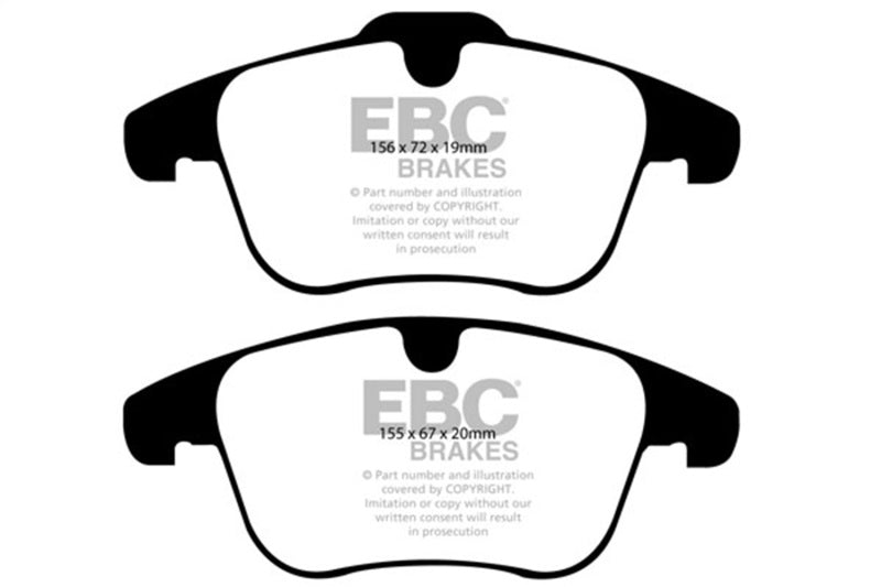 EBC 07-12 Land Rover LR2 3.2 Ultimax2 Rear Brake Pads