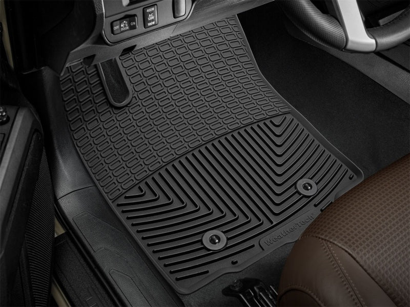 WeatherTech 2018+ Toyota Tacoma Front Rubber Mats - Black