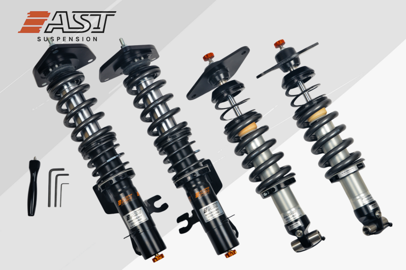 AST 02-7 Mini Cooper R50 FWD 5100 Comp Coilovers w/ Springs Top Mounts & Droplink