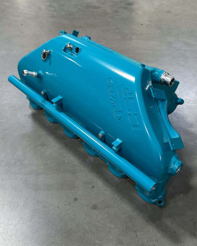 CSF BMW M2/M3/M4 S58 (G8X) Charge-Air Cooler Manifold - Miami Blue