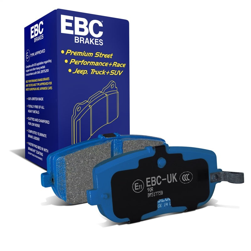 EBC 16-21 Fiat 124 Spider 1.4T Bluestuff Rear Brake Pads