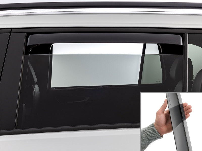 WeatherTech 18-24 Volkswagen Atlas Rear Side Window Deflectors - Dark Tint