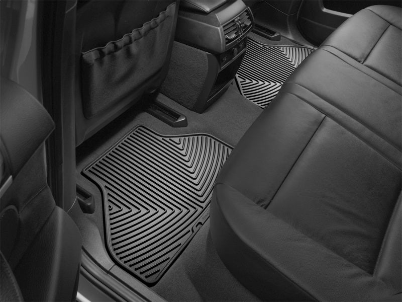 WeatherTech 07-13 BMW X5 Rear Rubber Mats - Black