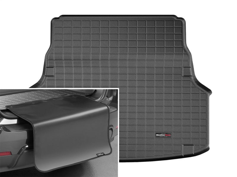 WeatherTech 15-17 Kia K900 Cargo Liner w/Bumper Protector - Black