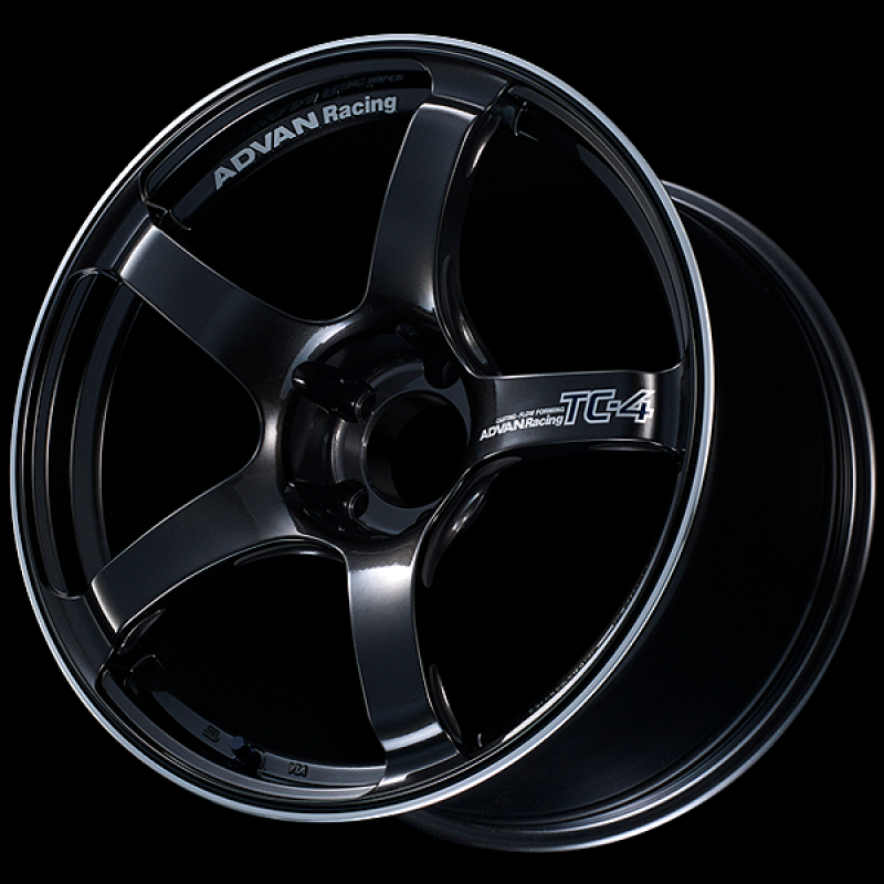 Advan TC4 17x7.5 / +37 Offset / 5x100 / 63mm Bore / Black Gunmetallic and Ring
