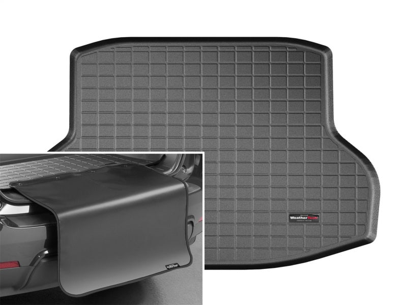 WeatherTech 2019+ Honda Insight Cargo Liner w/ Bumper Protector - Black