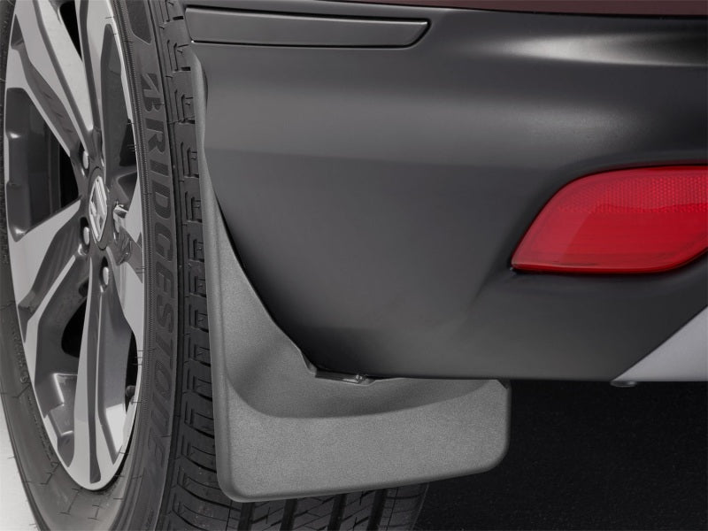 WeatherTech 2017+ Honda CR-V No Drill Mudflaps - Black (Rear Pair)