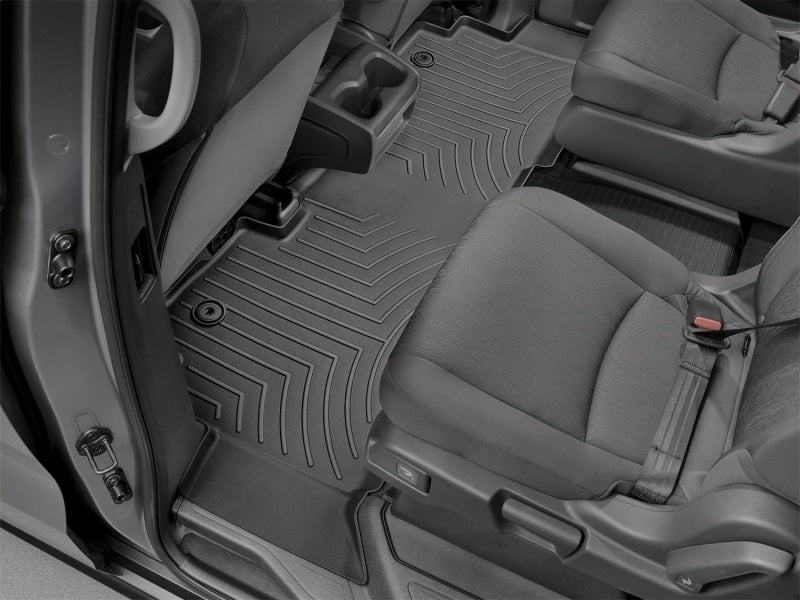 WeatherTech 2018+ Honda Odyssey Rear FloorLiner - Black (Fits 7/8 Passenger Models)