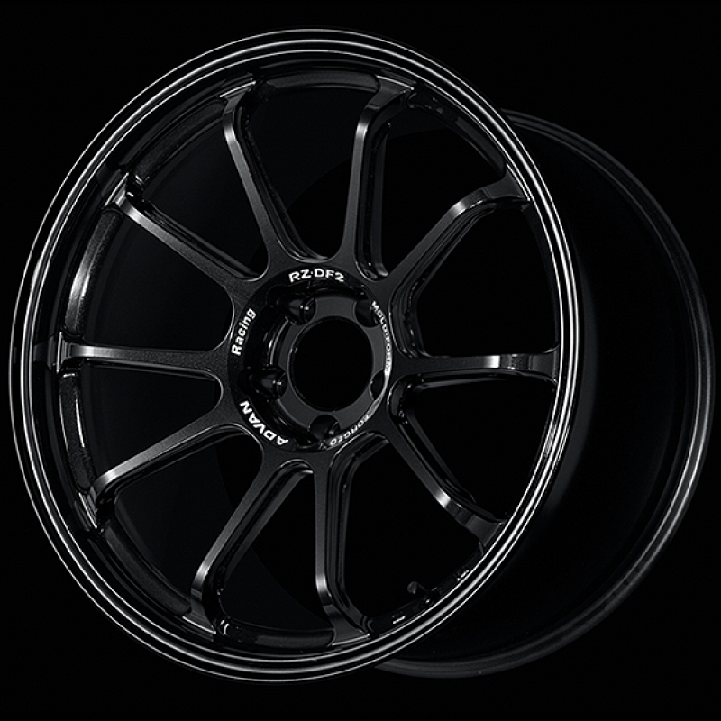 Advan RZ-DF2 20x9.5 / +33 Offset / 5x114.3 / 73mm Bore / Racing Titanium Black