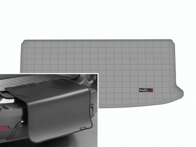 WeatherTech 2024 Toyota Grand Highlander (Incl. Hybrid) Cargo Liner w/ Bumper Protector - Grey