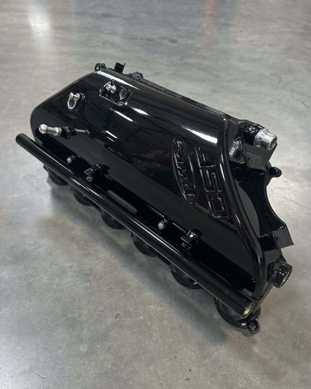 CSF BMW M2/M3/M4 S58 (G8X) Charge-Air Cooler Manifold - Gloss Black
