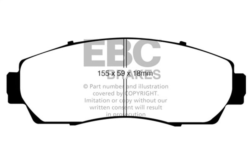 EBC 2018+ Acura RDX 2.0T Extra Duty Front Brake Pads