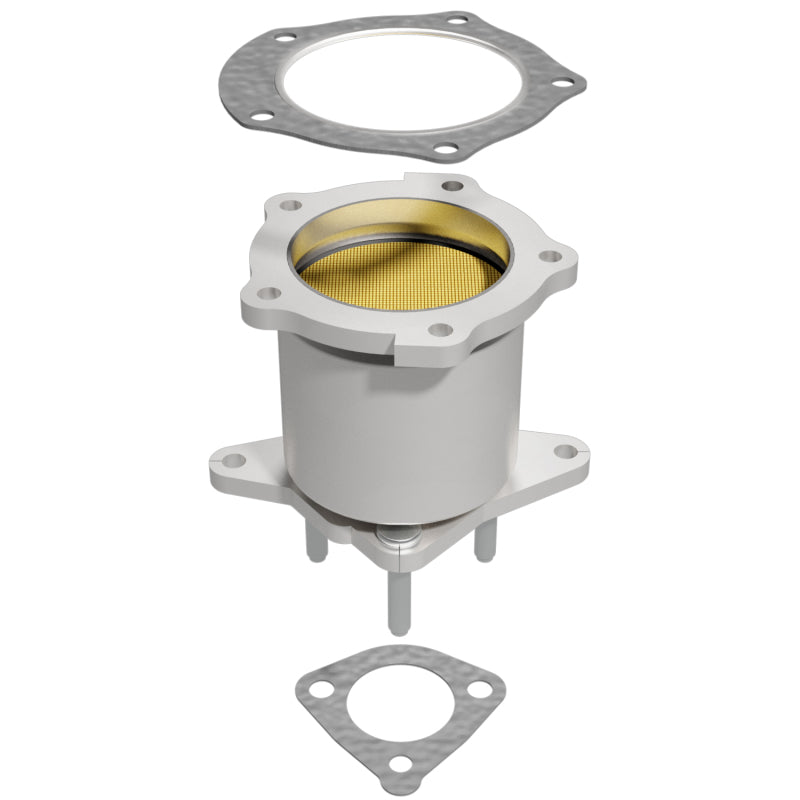 MagnaFlow Direct Fit Catalytic Converter 98 Mazda Protege Front