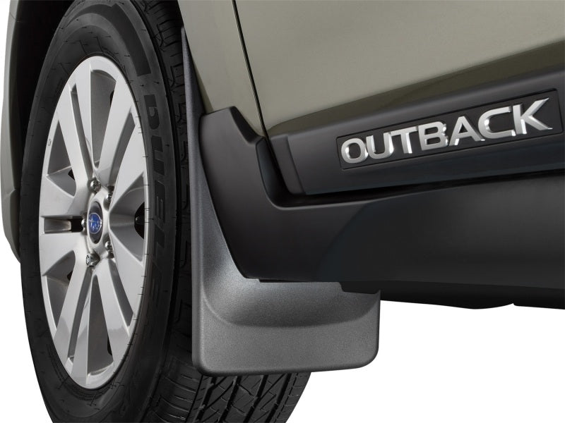 WeatherTech 2015+ Subaru Outback No Drill Mudflaps - Black