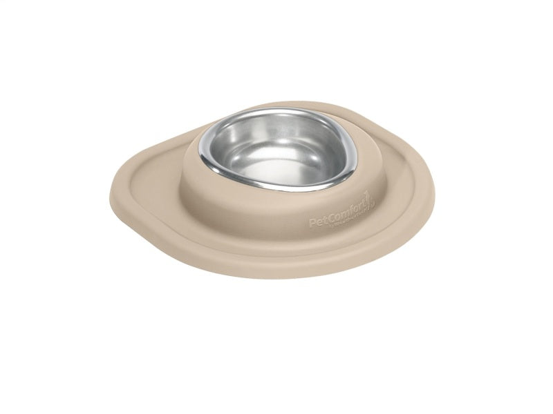 WeatherTech Pet Feeding System Single Low 8oz 1in. Stainless Bowl - Tan