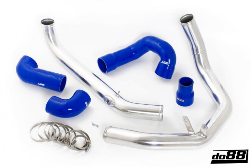 do88 SAAB 9-3 2.0T 2003- OEM Intercooler Pressure Pipes w/Blue Hoses