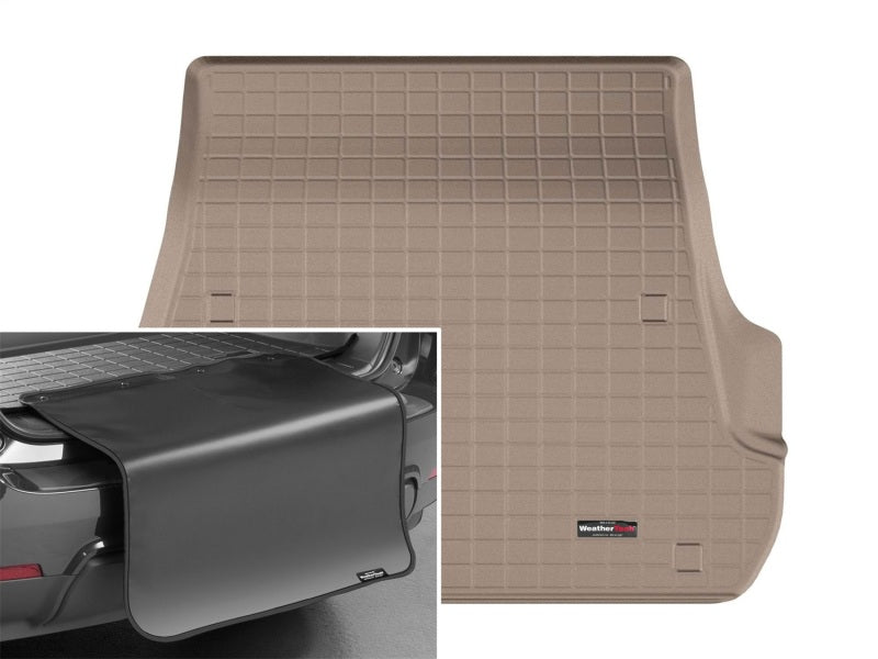 WeatherTech 2020+ Toyota Land Cruiser Cargo With Bumper Protector - Tan