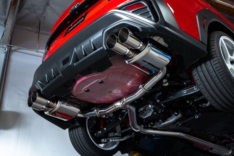 REMARK 22+ Subaru WRX VB Stainless Steel Quad Tip Cat-Back Exhaust - Resonated