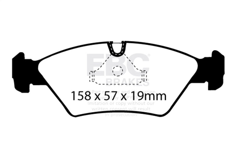 EBC Racing 86-88 BMW M3 (E30) RP-1 Race Front Brake Pads