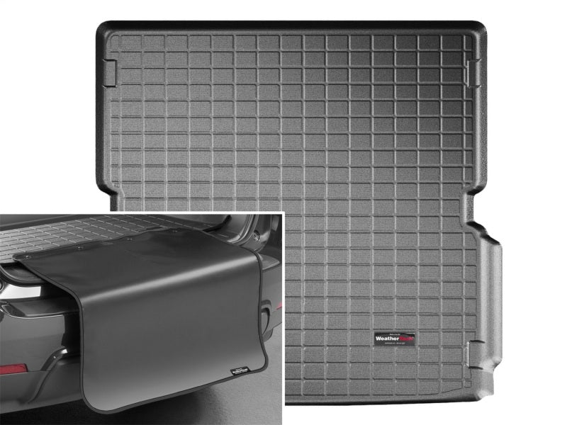 WeatherTech 14-16 Acura MDX Cargo With Bumper Protector - Black