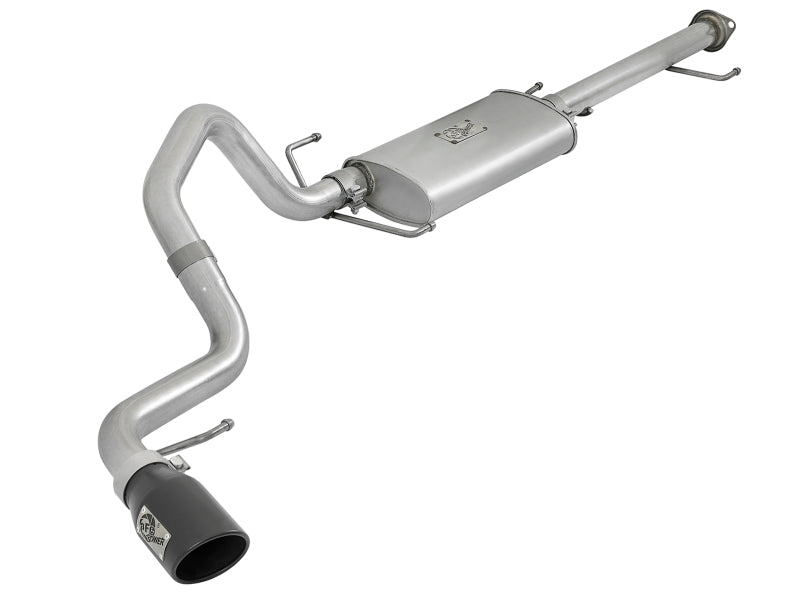 aFe Scorpion 2-1/2in Aluminized Steel Cat-Back Exhaust w/ Black Tips 07-17 Toyota FJ Cruiser V6 4.0L