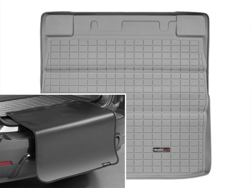 WeatherTech 11-17 Honda Odyssey Cargo With Bumper Protector - Grey