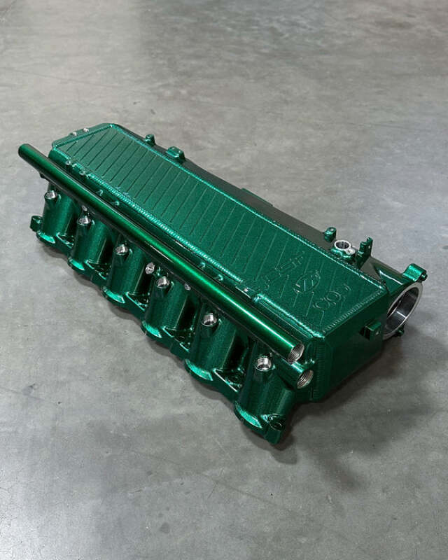 CSF Toyota A90/A91 Supra/ BMW G-Series B58 Charge-Air Cooler Manifold - Isle of Man Green
