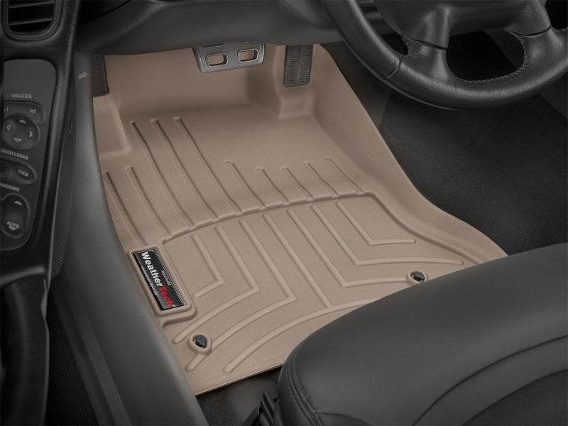 WeatherTech 97-04 Chevrolet Corvette C5 Coupe/Convertible Front FloorLiner - Tan