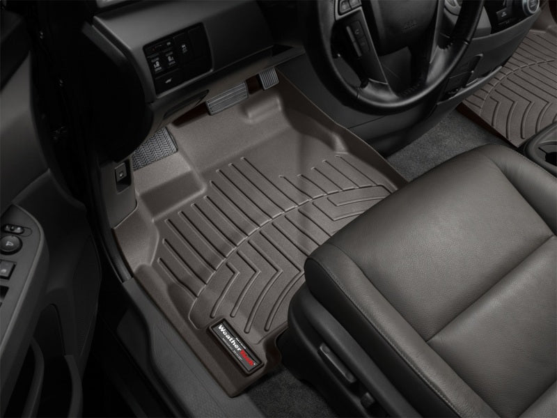 WeatherTech 2011-2016 Honda Odyssey Front FloorLiner - Cocoa