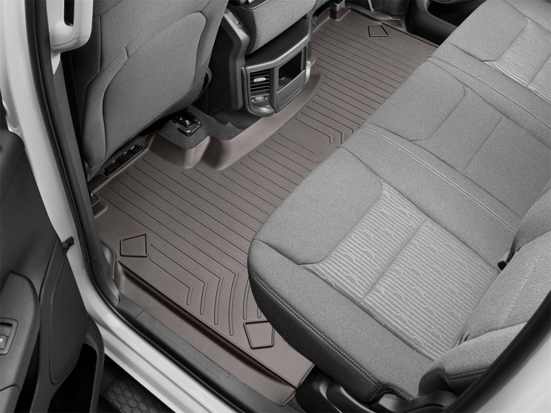 WeatherTech 2019+ RAM 1500 (Crew Cab w/ Rear Under Seat Storage) Rear FloorLiner - Cocoa