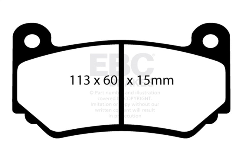 EBC AP Racing Caliper CP7600 Bluestuff NDX Front Brake Pads