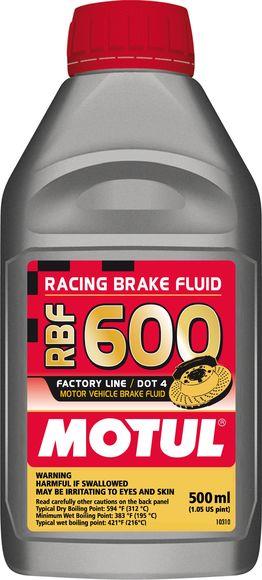 Motul 1/2L Brake Fluid RBF 600 - Racing DOT 4