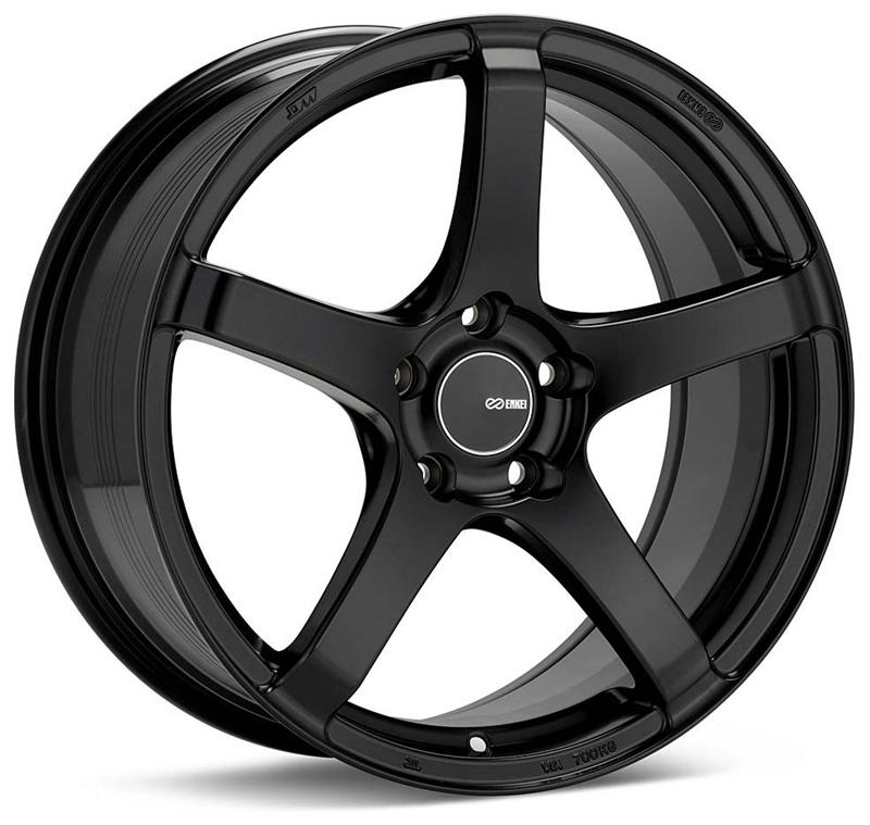 Enkei Kojin 18x8.5 50mm Offset 5x114.3 Bolt Pattern 72.6mm Bore Dia Matte Black Wheel