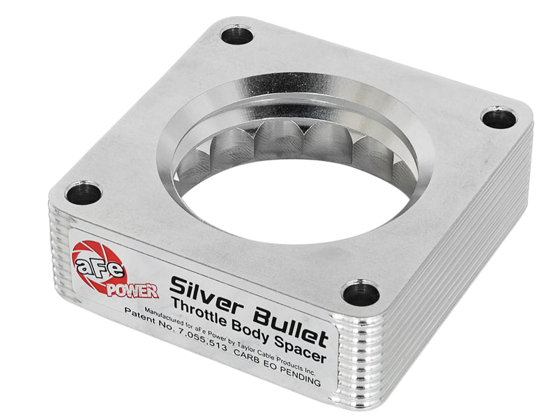 aFe Silver Bullet Throttle Body Spacer 03-06 Nissan 350Z V6 3.5L (VQ35DE)