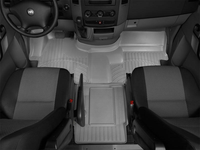 WeatherTech 07+ Dodge Sprinter Front Floorliner OTH - Grey