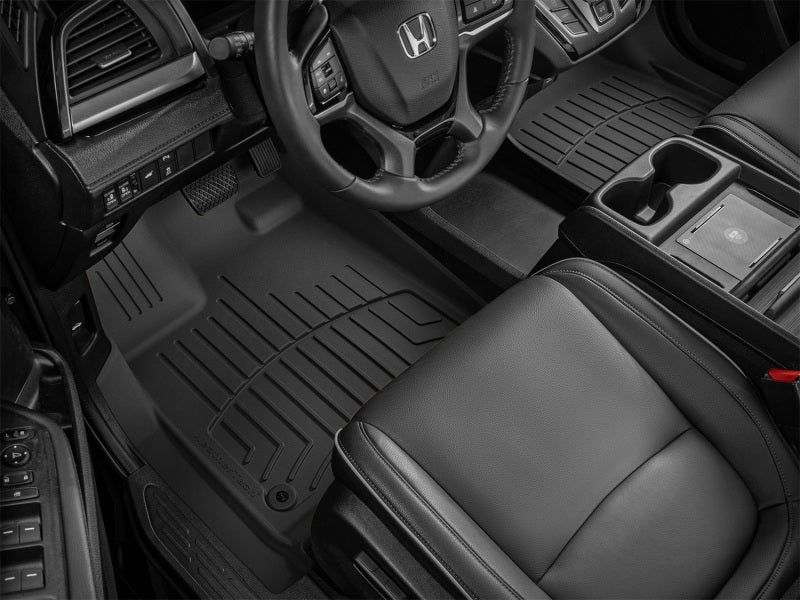 WeatherTech 18-23 Honda Odyssey Front FloorLiner HP - Black